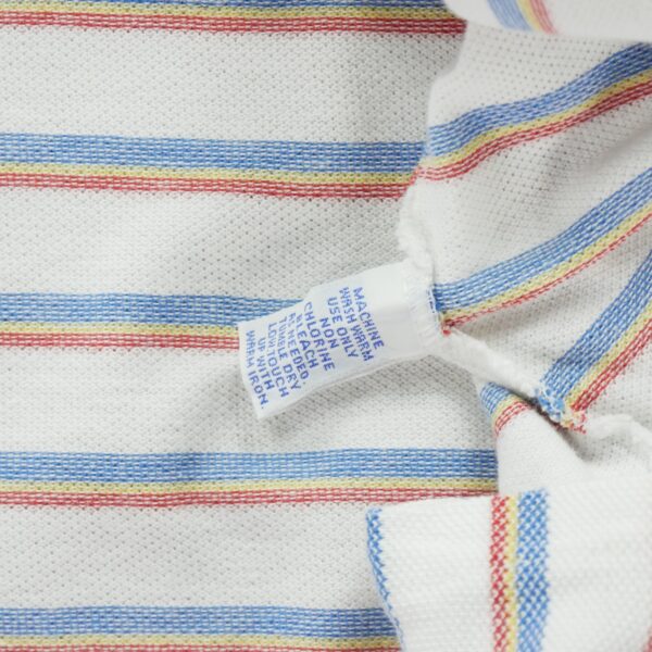 Polo manches courtes homme blanc Polo Ralph Lauren Motif a rayures Col Polo