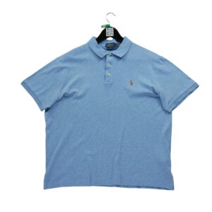 Polo manches courtes homme bleu clair Polo Ralph Lauren Col Polo