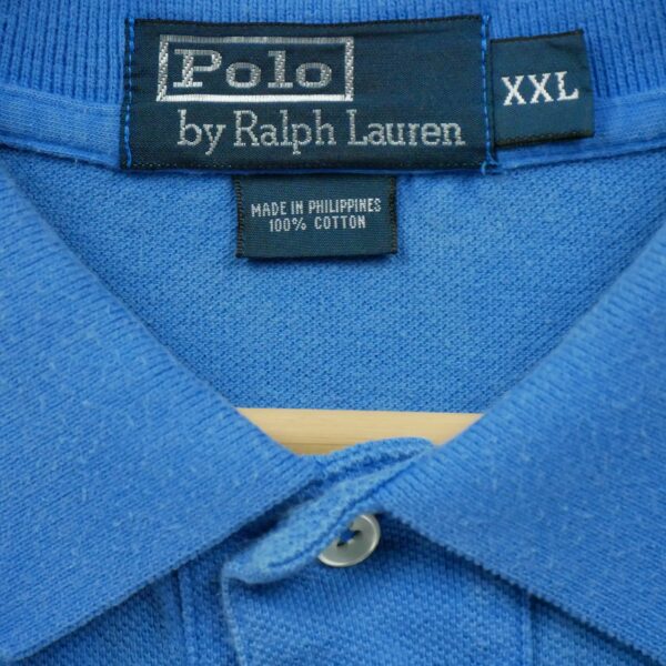 Polo manches courtes homme bleu clair Polo Ralph Lauren Col Polo