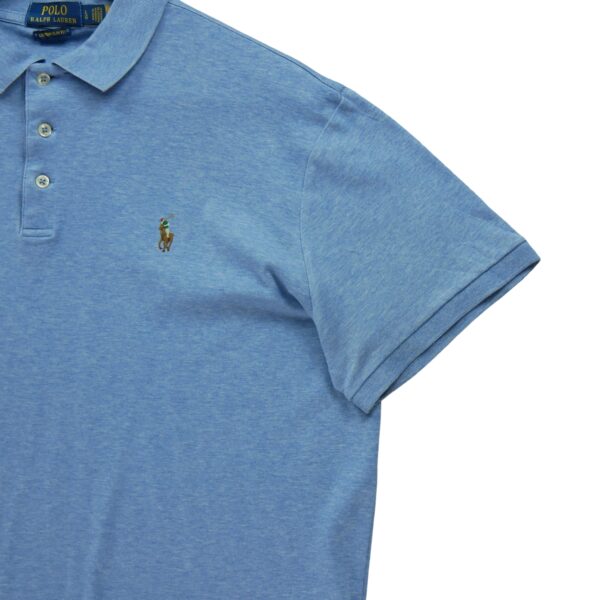 Polo manches courtes homme bleu clair Polo Ralph Lauren Col Polo