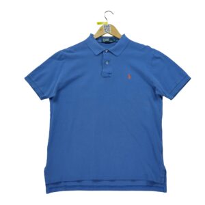 Polo manches courtes homme bleu clair Polo Ralph Lauren Col Polo
