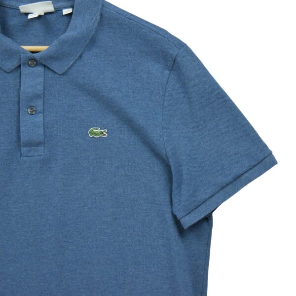 Polo manches courtes homme bleu Lacoste Col Polo