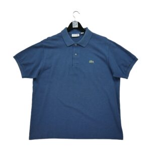 Polo manches courtes homme bleu Lacoste Col Polo