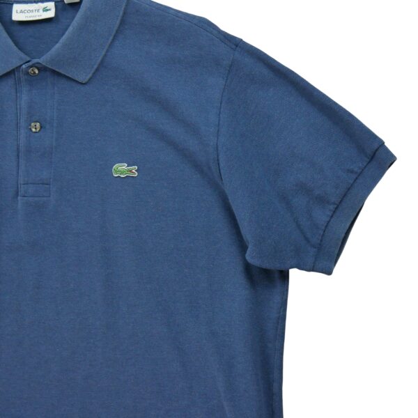 Polo manches courtes homme bleu Lacoste Col Polo