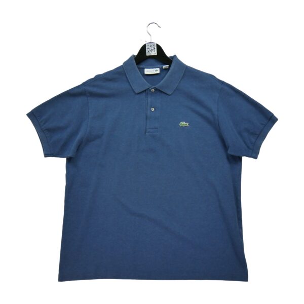 Polo manches courtes homme bleu Lacoste Col Polo