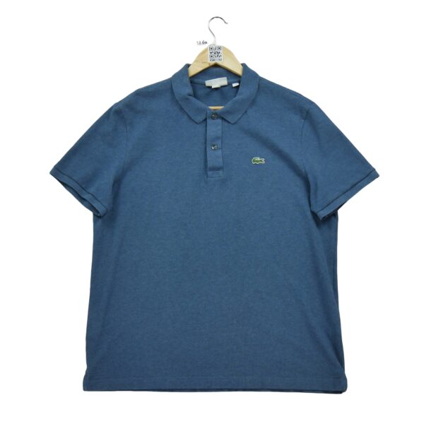 Polo manches courtes homme bleu Lacoste Col Polo
