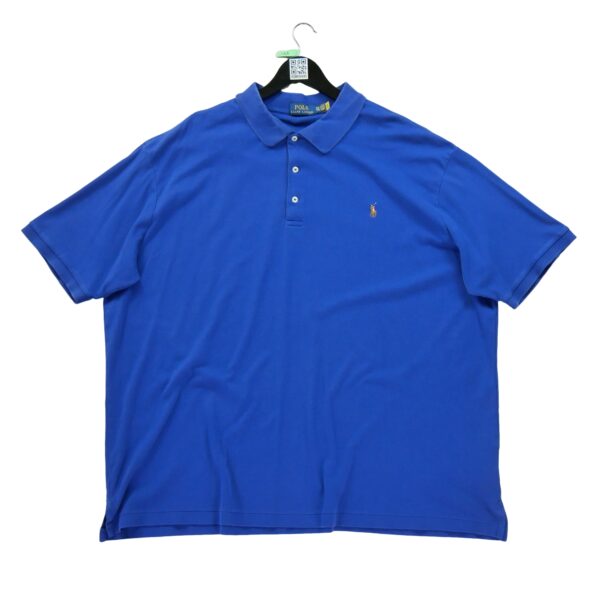 Polo manches courtes homme bleu Polo Ralph Lauren Col Polo