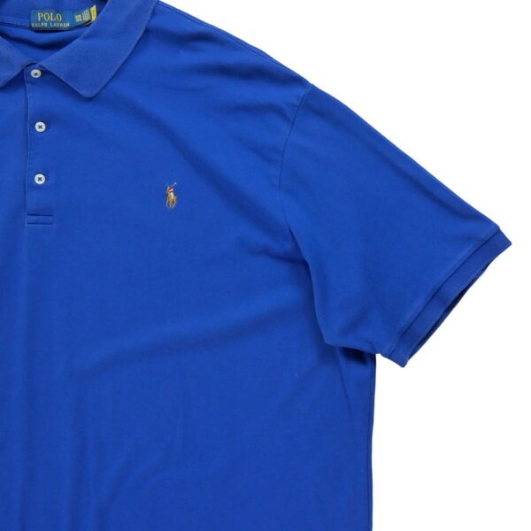 Polo manches courtes homme bleu Polo Ralph Lauren Col Polo