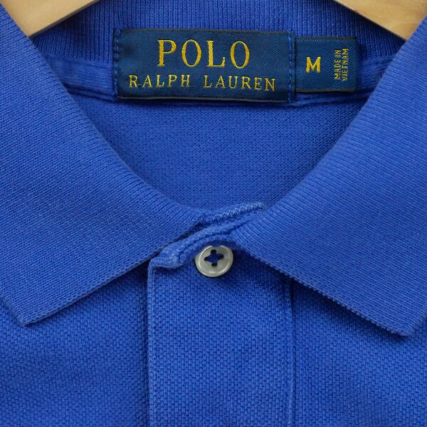 Polo manches courtes homme bleu Polo Ralph Lauren Col Polo