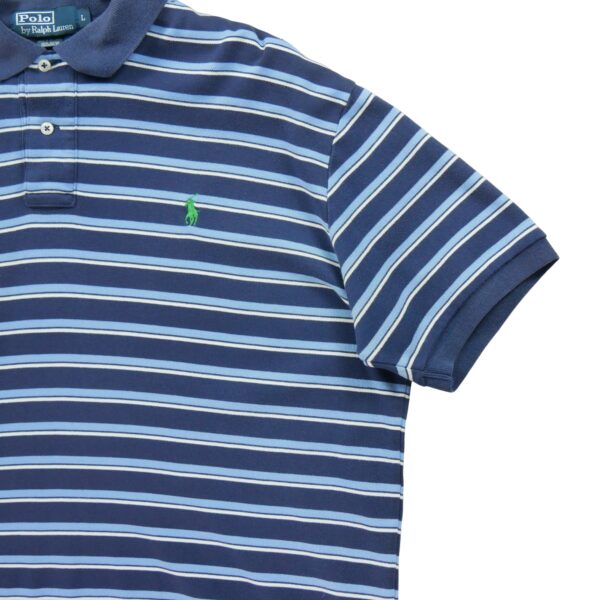Polo manches courtes homme bleu Polo Ralph Lauren Col Polo