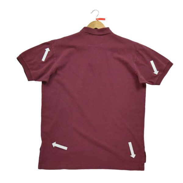 Polo manches courtes homme bordeaux Polo Ralph Lauren Col Polo