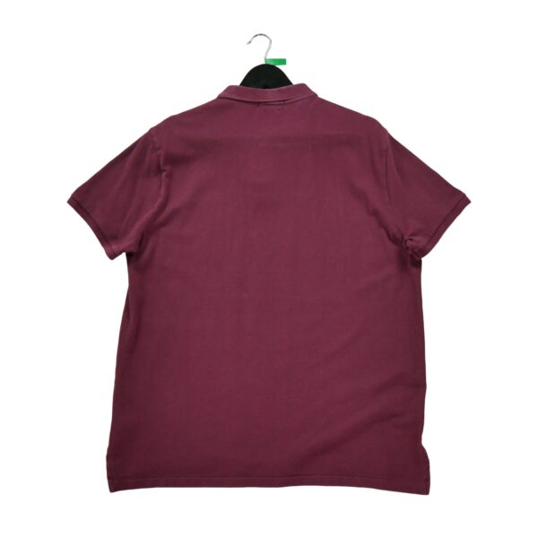 Polo manches courtes homme bordeaux Polo Ralph Lauren Col Polo
