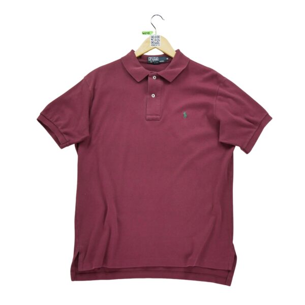 Polo manches courtes homme bordeaux Polo Ralph Lauren Col Polo