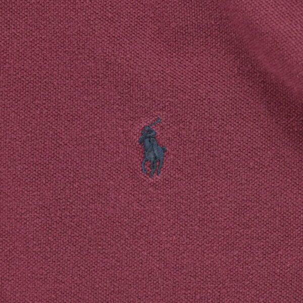 Polo manches courtes homme bordeaux Polo Ralph Lauren Col Polo