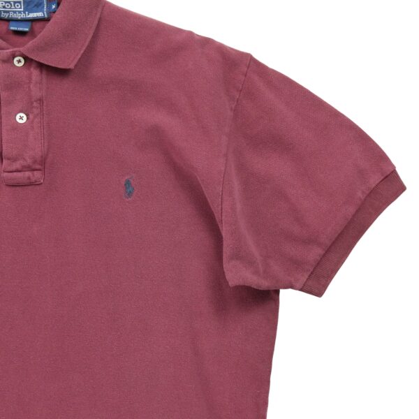 Polo manches courtes homme bordeaux Polo Ralph Lauren Col Polo