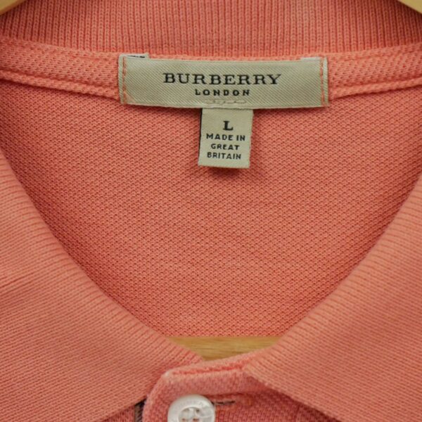 Polo manches courtes homme corail Burberry Col Polo