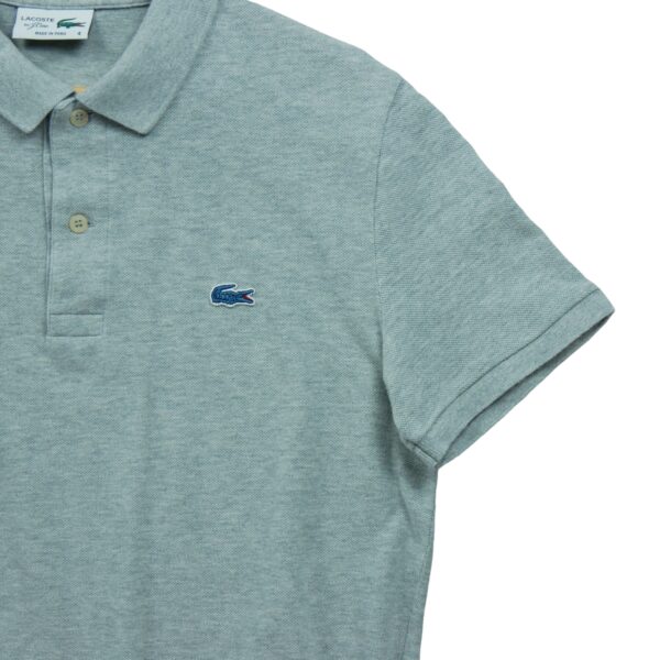 Polo manches courtes homme gris Lacoste Motif chine Col Polo