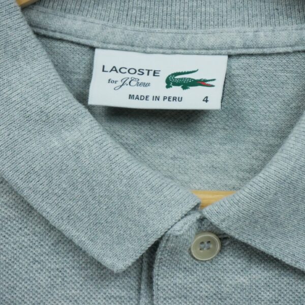 Polo manches courtes homme gris Lacoste Motif chine Col Polo