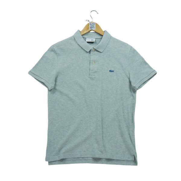 Polo manches courtes homme gris Lacoste Motif chine Col Polo