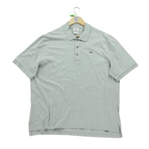 Polo manches courtes homme gris Lacoste Motif chine Col Polo