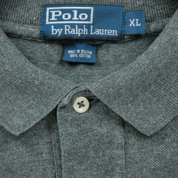 Polo manches courtes homme gris Polo Ralph Lauren Col Polo