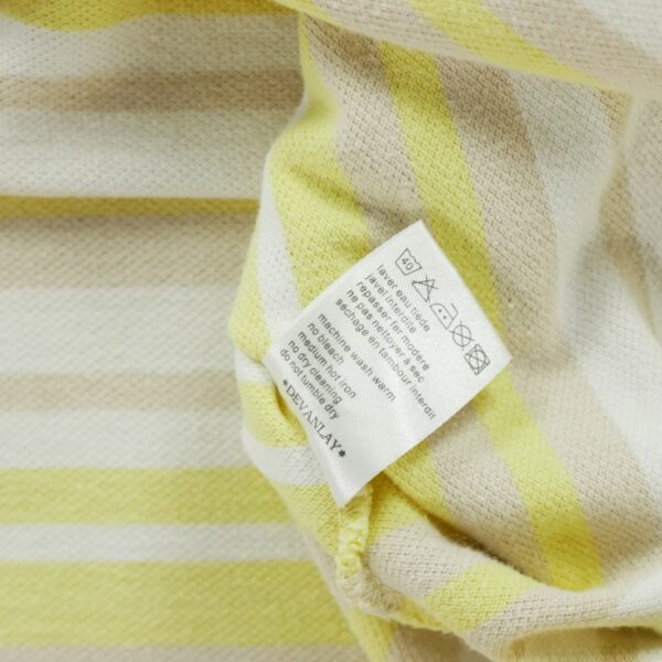 Polo manches courtes homme jaune Lacoste Motif a rayures Col Polo