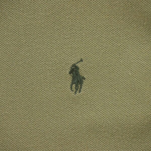 Polo manches courtes homme kaki Polo Ralph Lauren Col Polo
