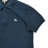 Polo manches courtes homme marine Burberry Col Polo