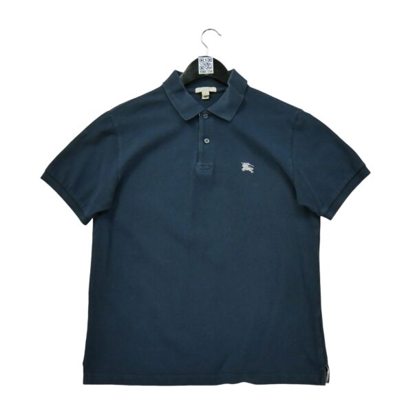 Polo manches courtes homme marine Burberry Col Polo