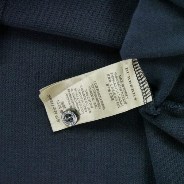 Polo manches courtes homme marine Burberry Col Polo