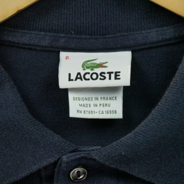 Polo manches courtes homme marine Lacoste Col Polo