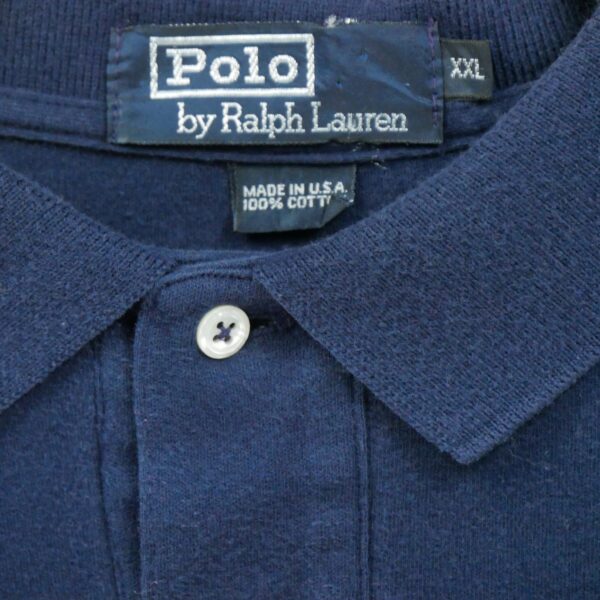 Polo manches courtes homme marine Polo Ralph Lauren Col Polo