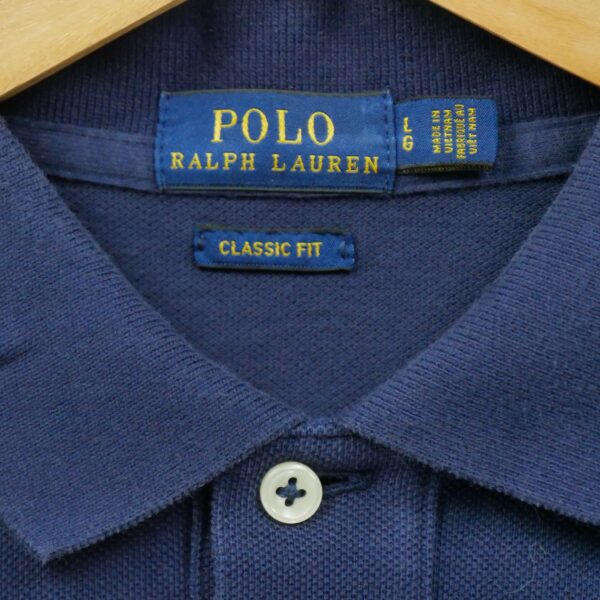 Polo manches courtes homme marine Polo Ralph Lauren Col Polo