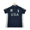 Polo manches courtes homme marine Polo Ralph Lauren Col Polo