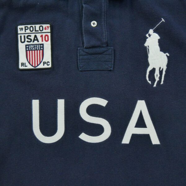 Polo manches courtes homme marine Polo Ralph Lauren Col Polo