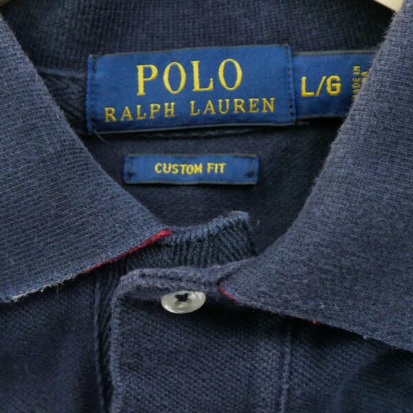 Polo manches courtes homme marine Polo Ralph Lauren Col Polo