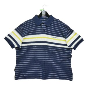 Polo manches courtes homme marine Polo Ralph Lauren Motif a rayures Col Polo
