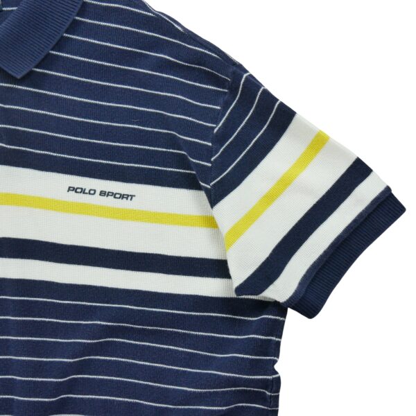 Polo manches courtes homme marine Polo Ralph Lauren Motif a rayures Col Polo