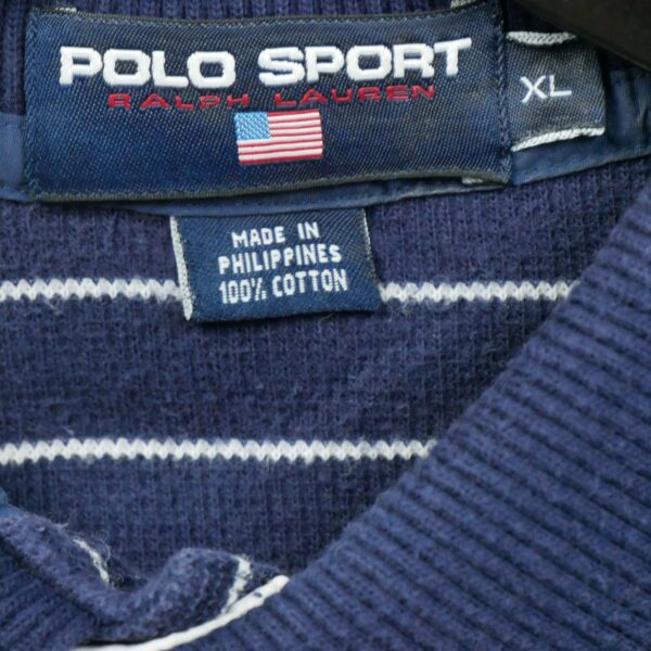 Polo manches courtes homme marine Polo Ralph Lauren Motif a rayures Col Polo