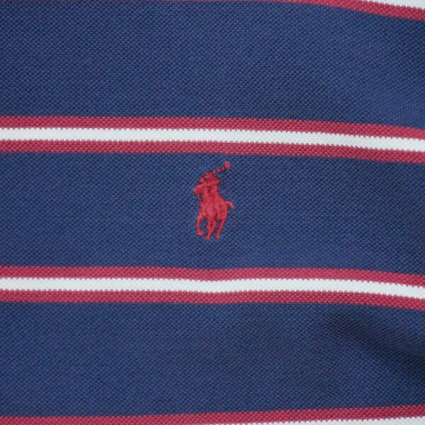 Polo manches courtes homme marine Polo Ralph Lauren Motif a rayures Col Polo