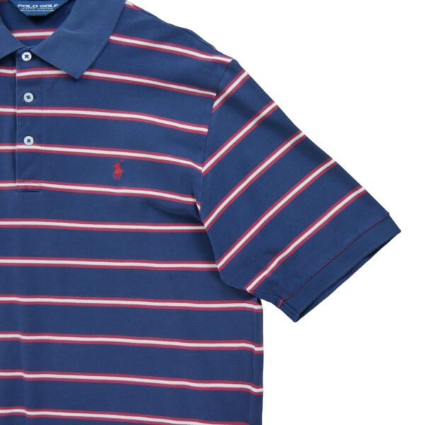 Polo manches courtes homme marine Polo Ralph Lauren Motif a rayures Col Polo