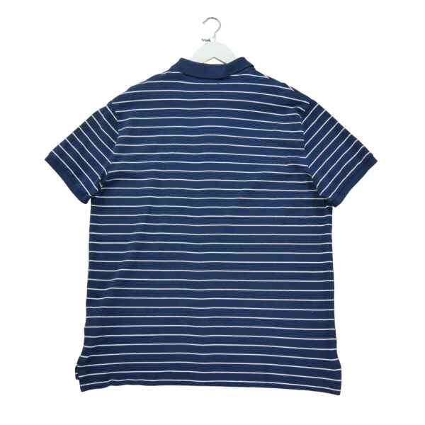Polo manches courtes homme marine Polo Ralph Lauren Motif a rayures Col Polo