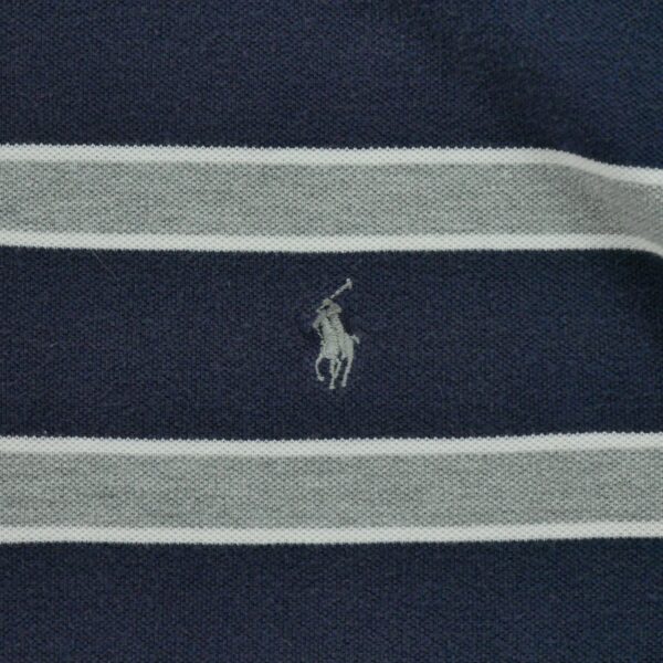 Polo manches courtes homme marine Polo Ralph Lauren Motif a rayures Col Polo