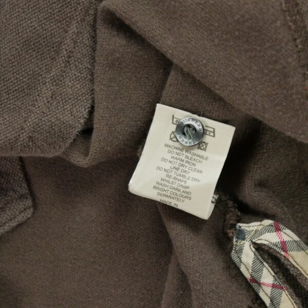Polo manches courtes homme marron Burberry Col Polo