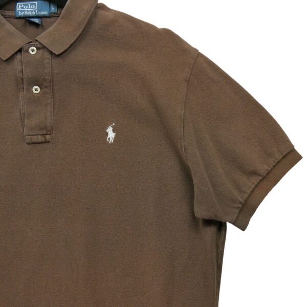 Polo manches courtes homme marron Polo Ralph Lauren Col Polo