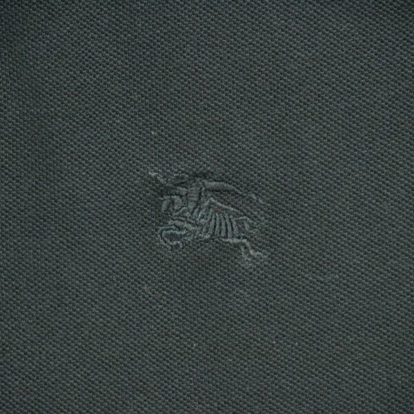 Polo manches courtes homme noir Burberry Col Polo