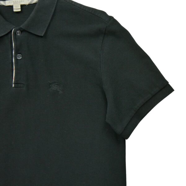 Polo manches courtes homme noir Burberry Col Polo