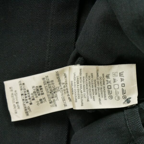 Polo manches courtes homme noir Burberry Col Polo