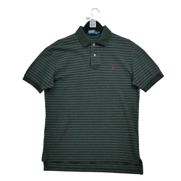 Polo manches courtes homme noir Polo Ralph Lauren Motif a rayures Col Polo