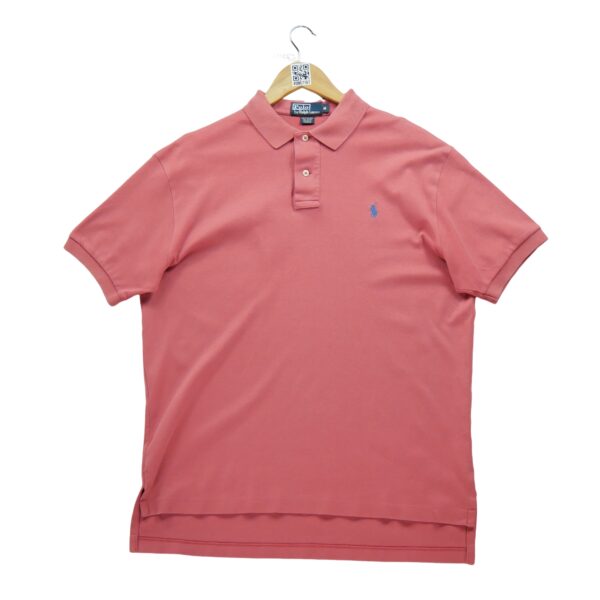 Polo manches courtes homme rose Polo Ralph Lauren Col Polo